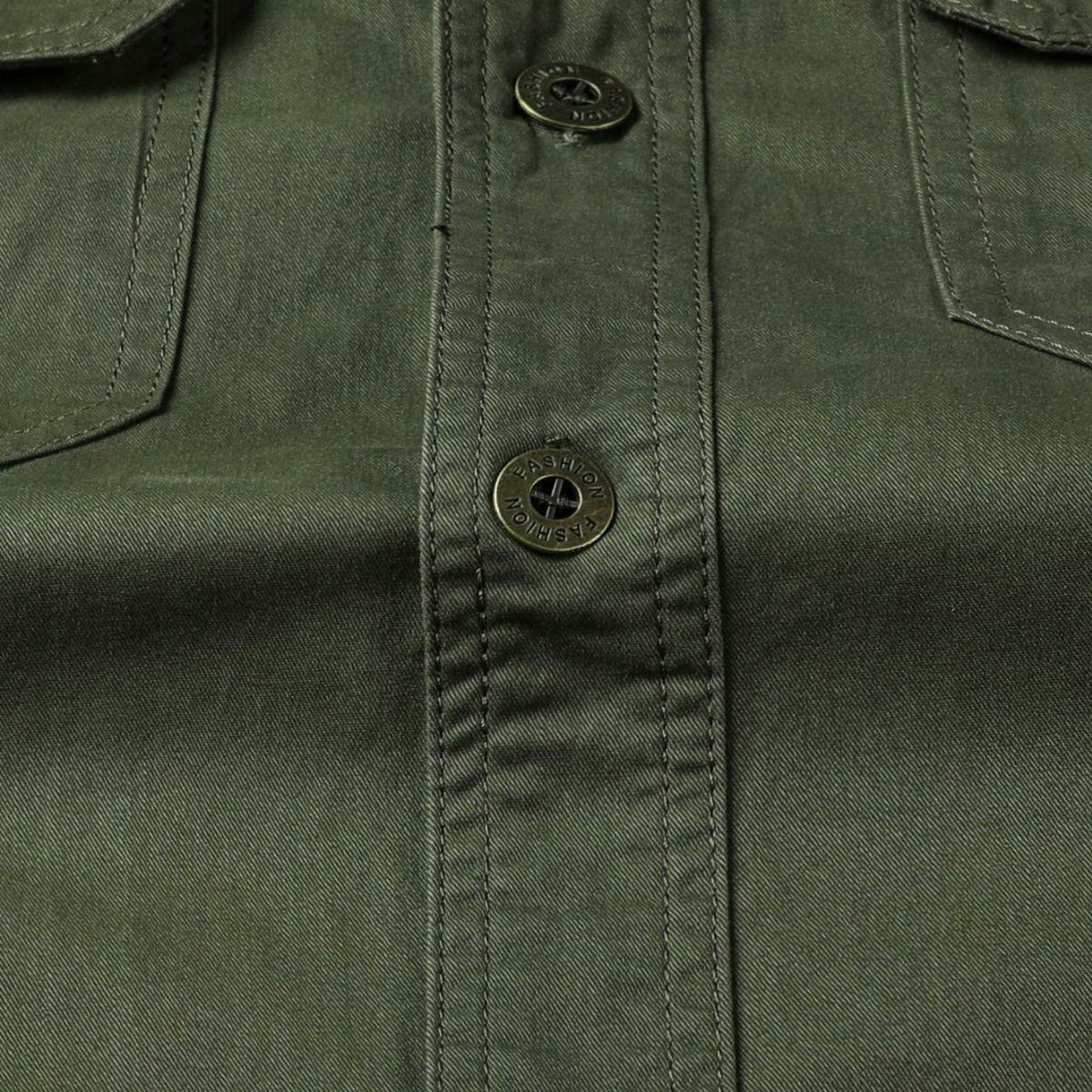 Men's Long Sleeve Workwear Shirt - Outdoor Casual Versatile Top