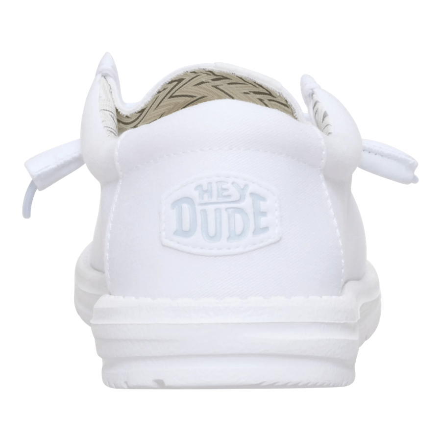 Wally Stretch Canvas - White/White