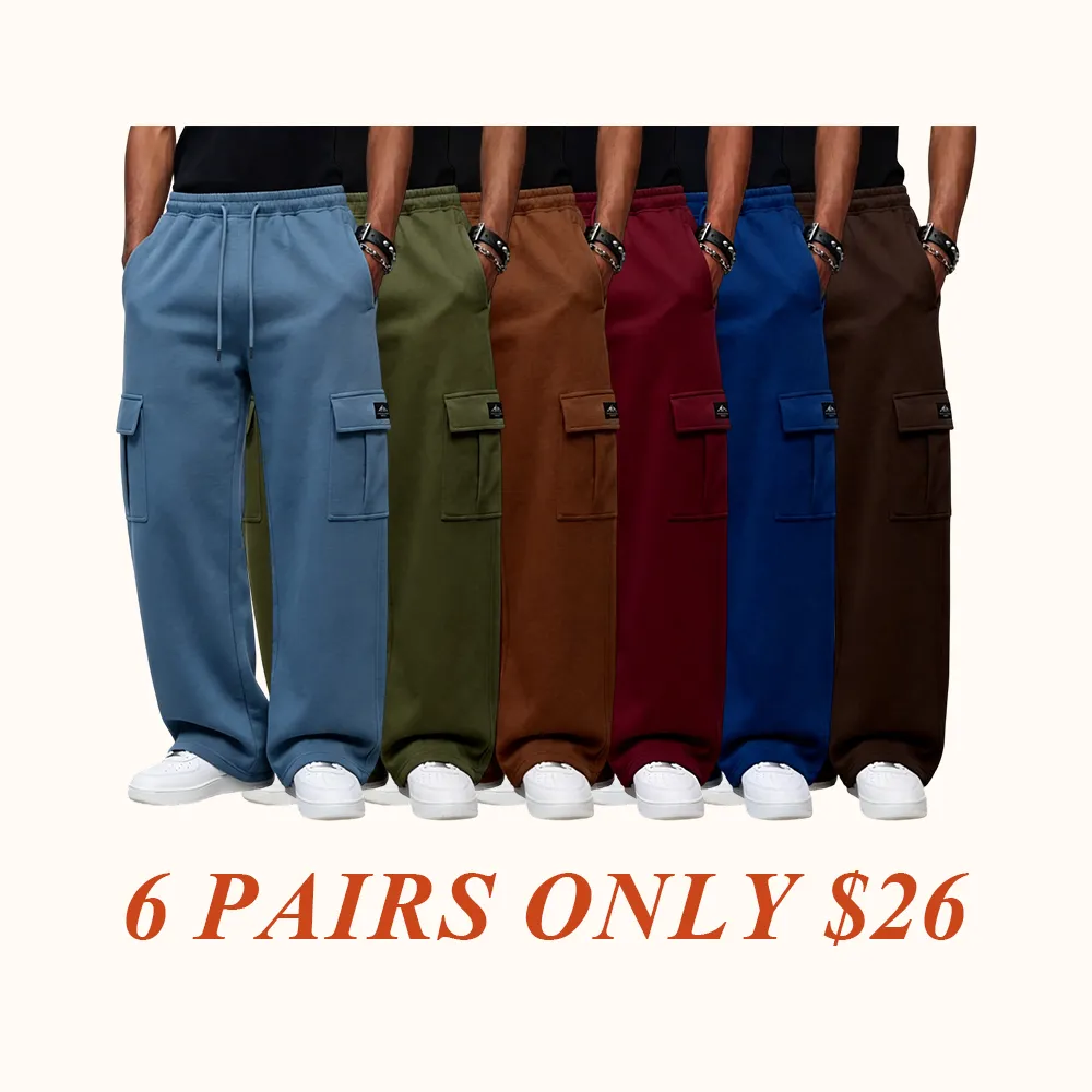 Men’s workwear sweatpants; men’s work pants with multiple pockets