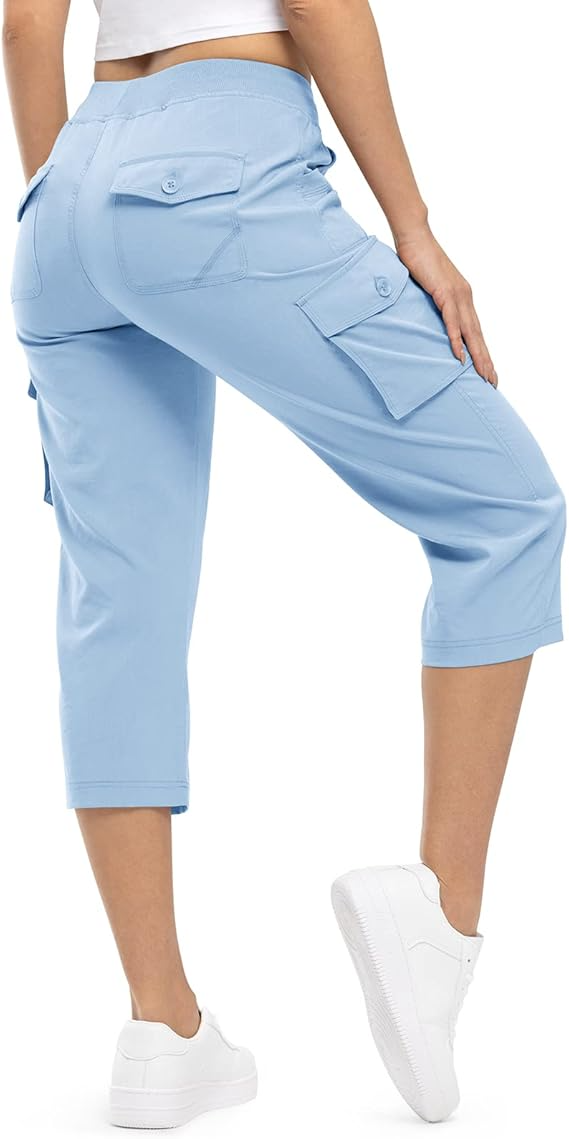 💝FINAL SALE💝 - Multi-Pocket Capri Cargo Pants