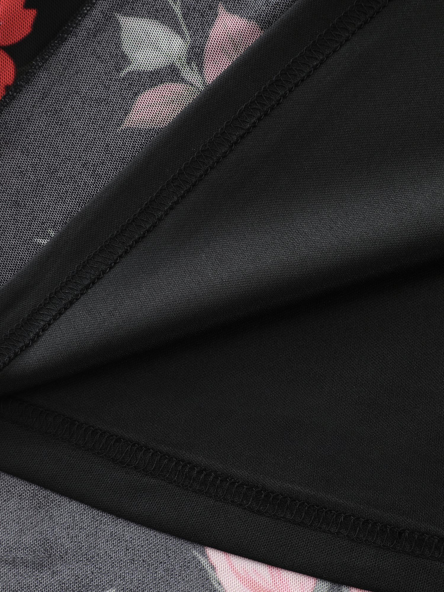 Blooming Rose Cold-Shoulder Maxi Dress