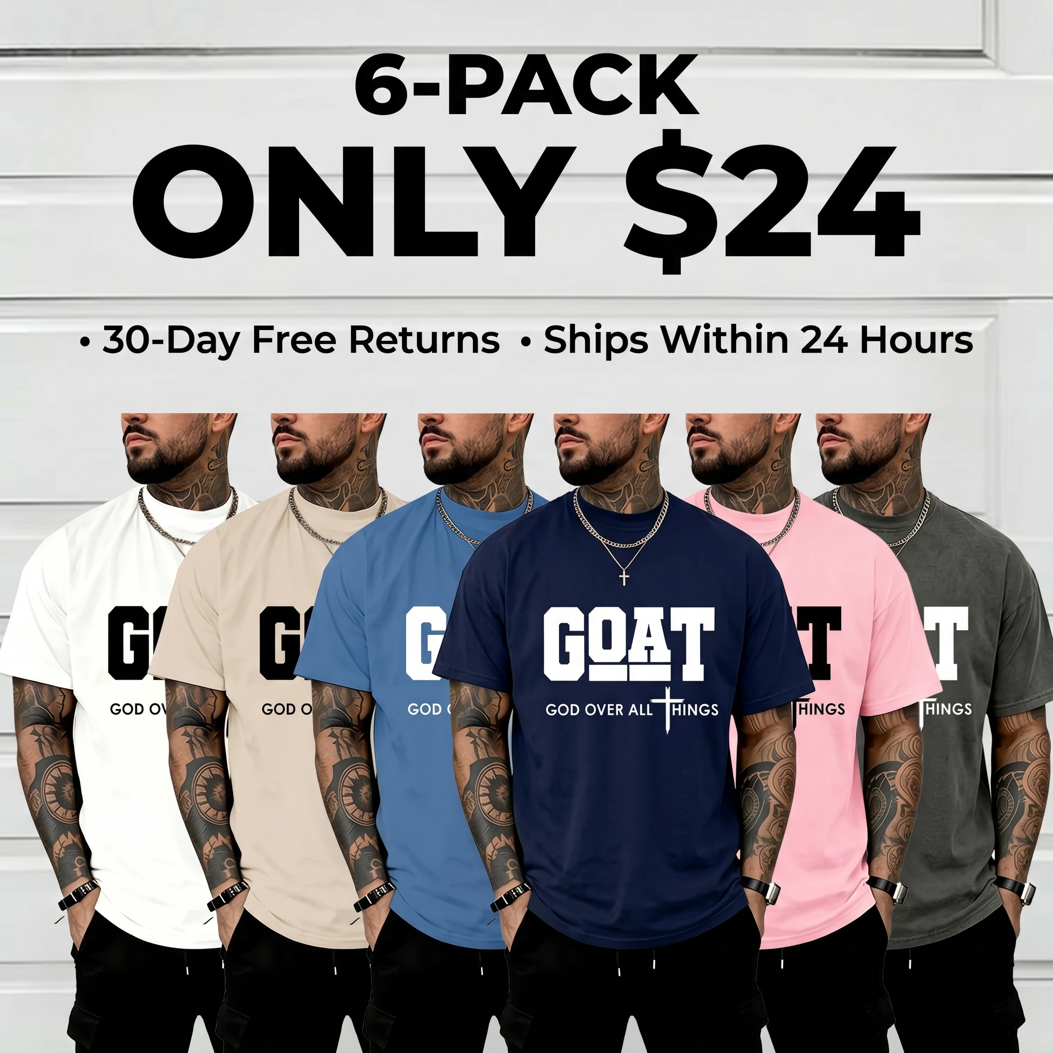 Men's Printed T-Shirt — 100% Pure Cotton, Loose-Fit, Streetwear Style, Short Sleeve