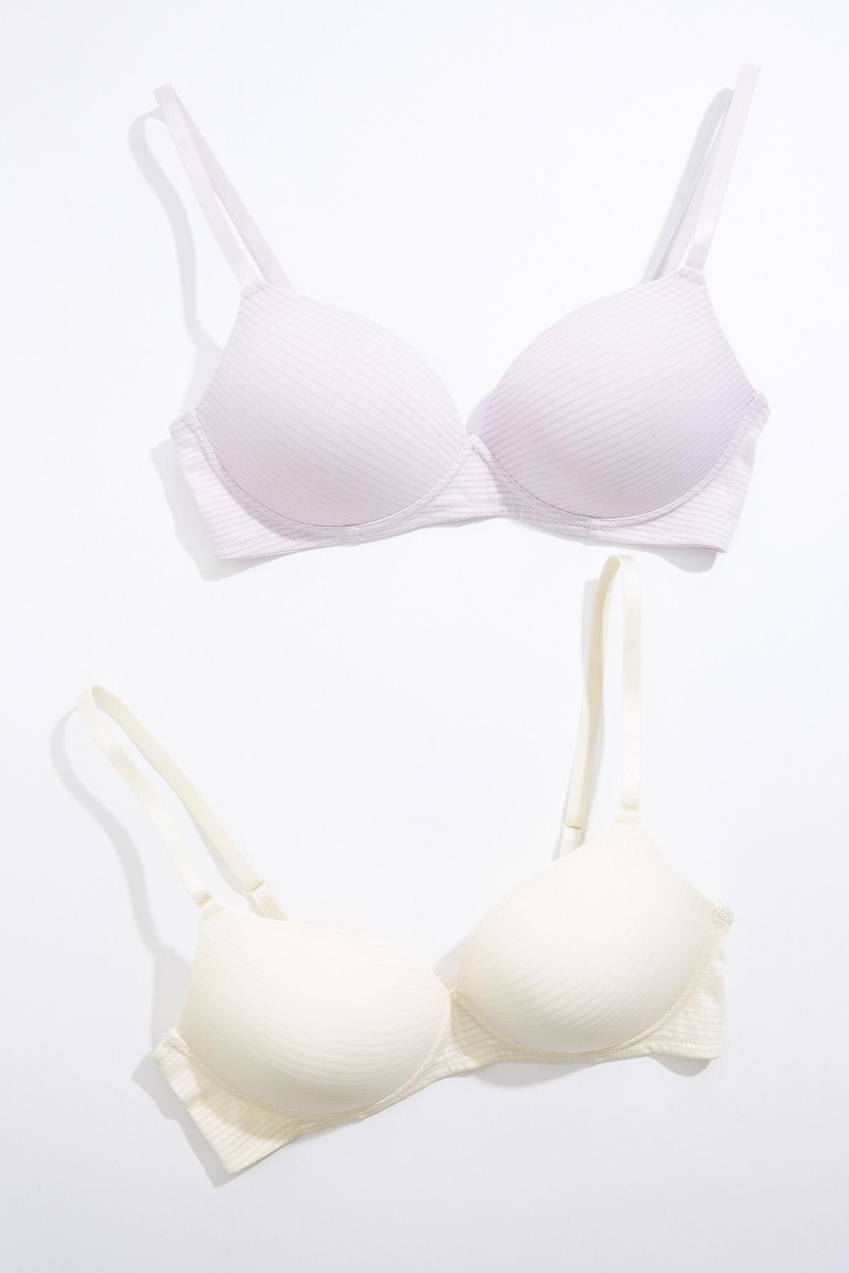 Shadow Stripe Wire- Free Bra Set