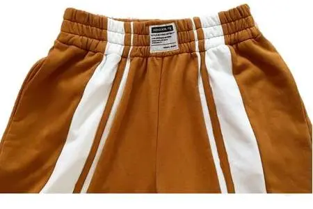 Woman Stripe Wide Leg SweatPants