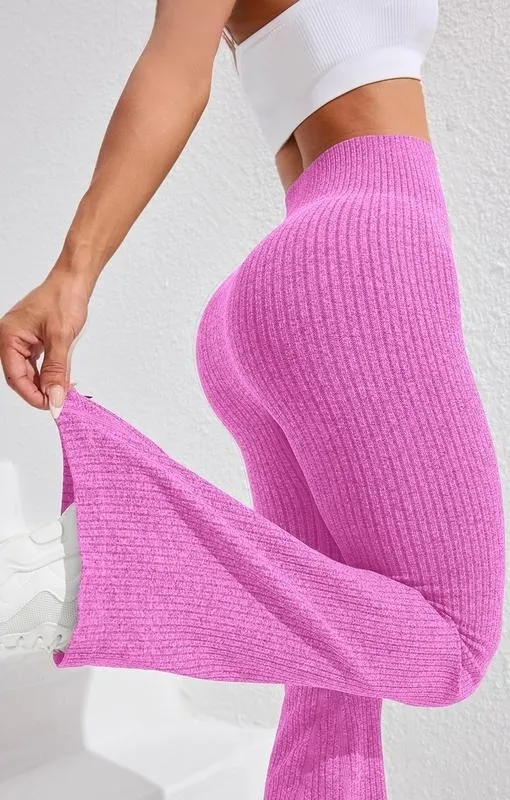 Women's Solid High Waist Sports Leggings