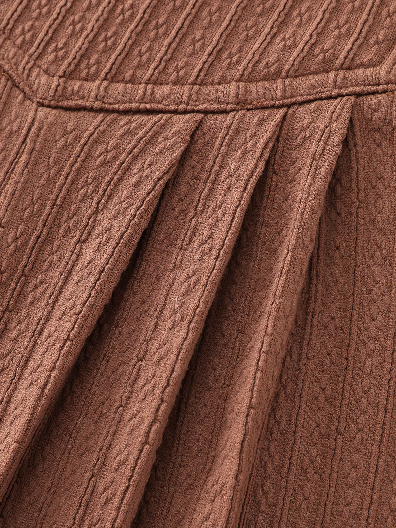 Textured Pleated Front Overall Cropped Jumpsuit