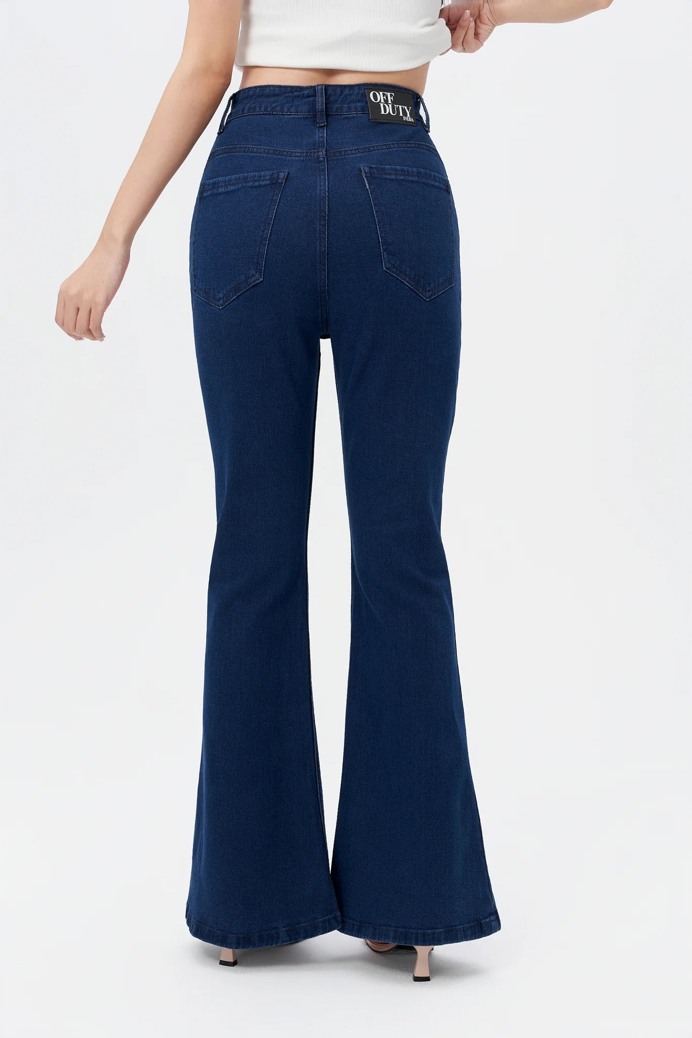 Dark Blue Bootcut Flare Jeans