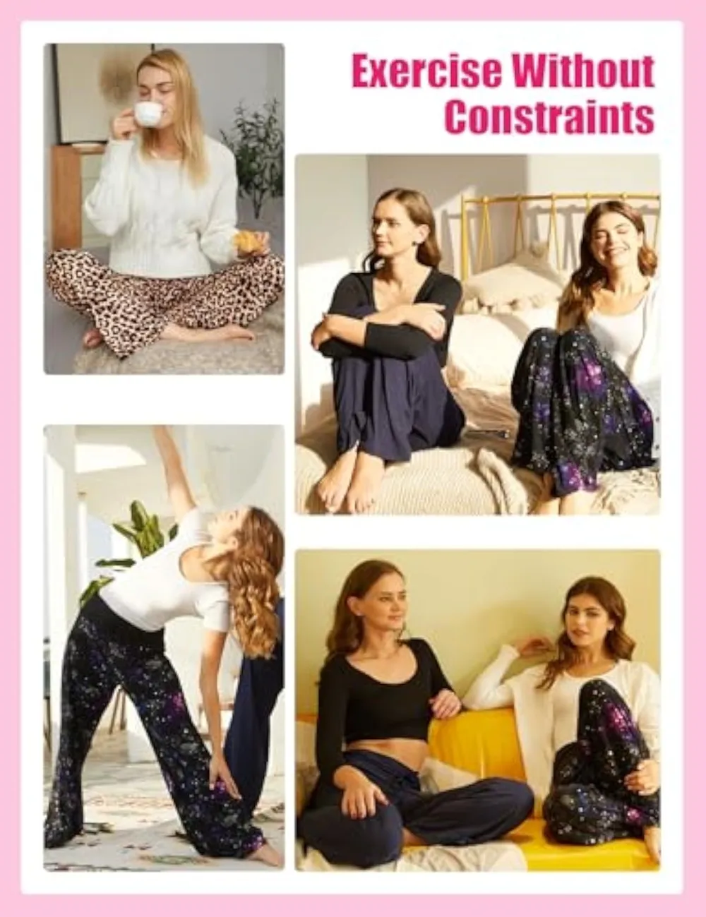 Soft Comfy Casual Yoga Wide Leg Sweatpants  (Just $3 Each!)