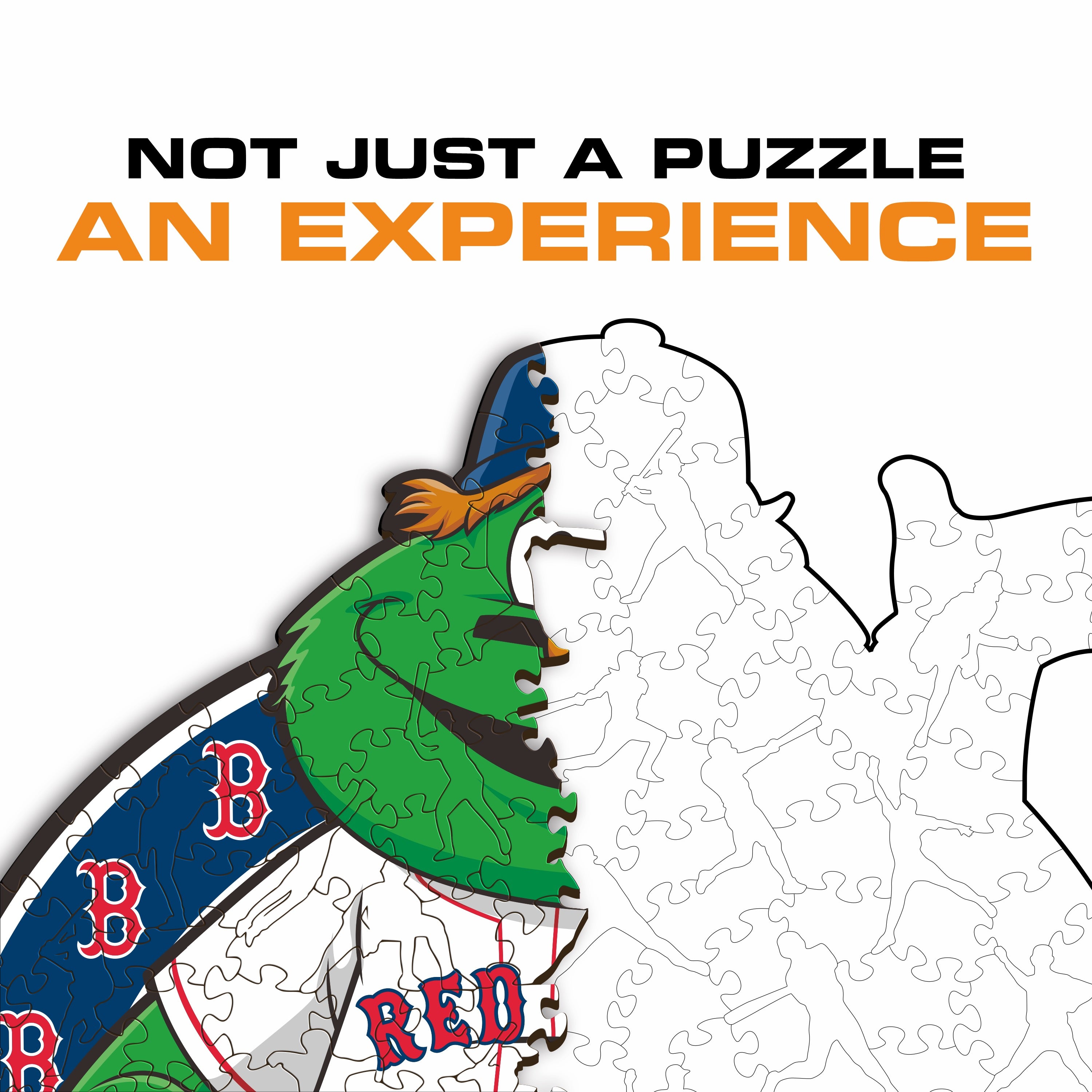 Boston Red Sox™ Mascot - Wooden Puzzle