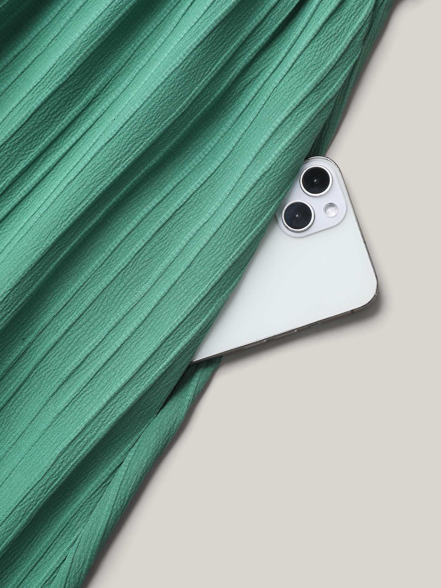 Lace Cut-Out Flutter Sleeve Midi Dress