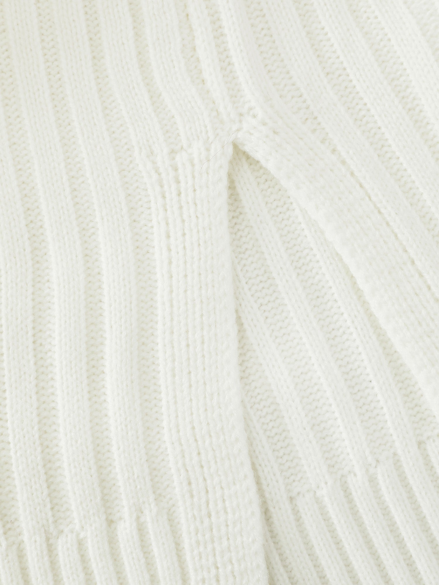 High Turtleneck Textured Sweater Dress