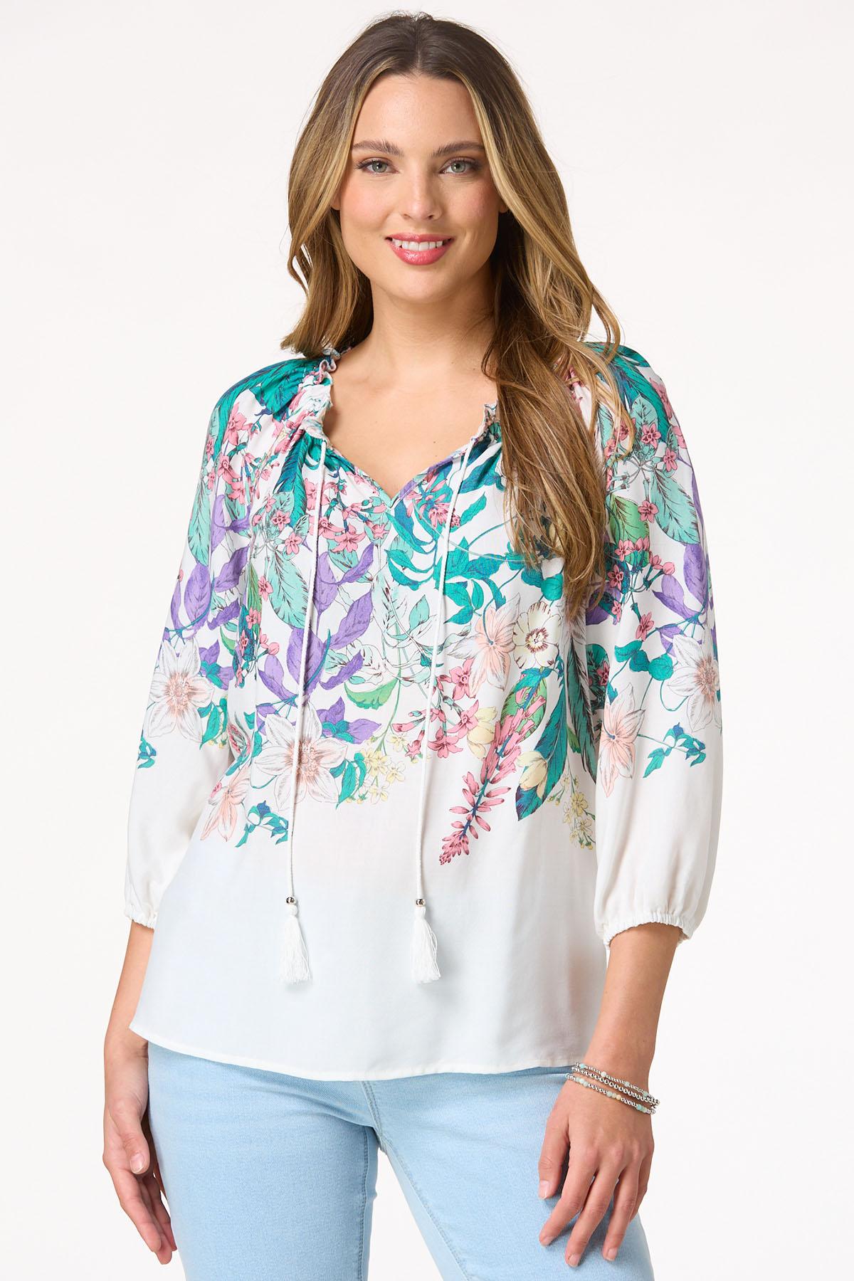 Garden Floral Poet Top
