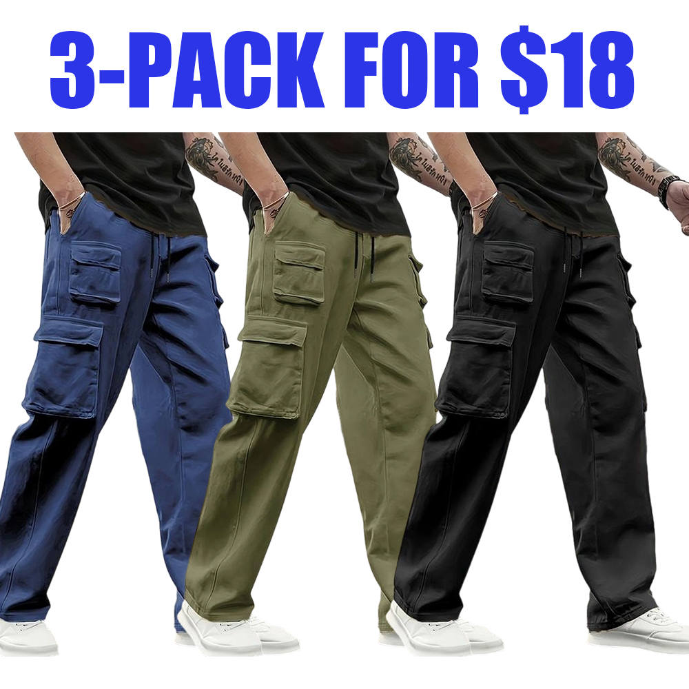 Men's Autumn & Winter Multi-Pocket Joggers - Casual