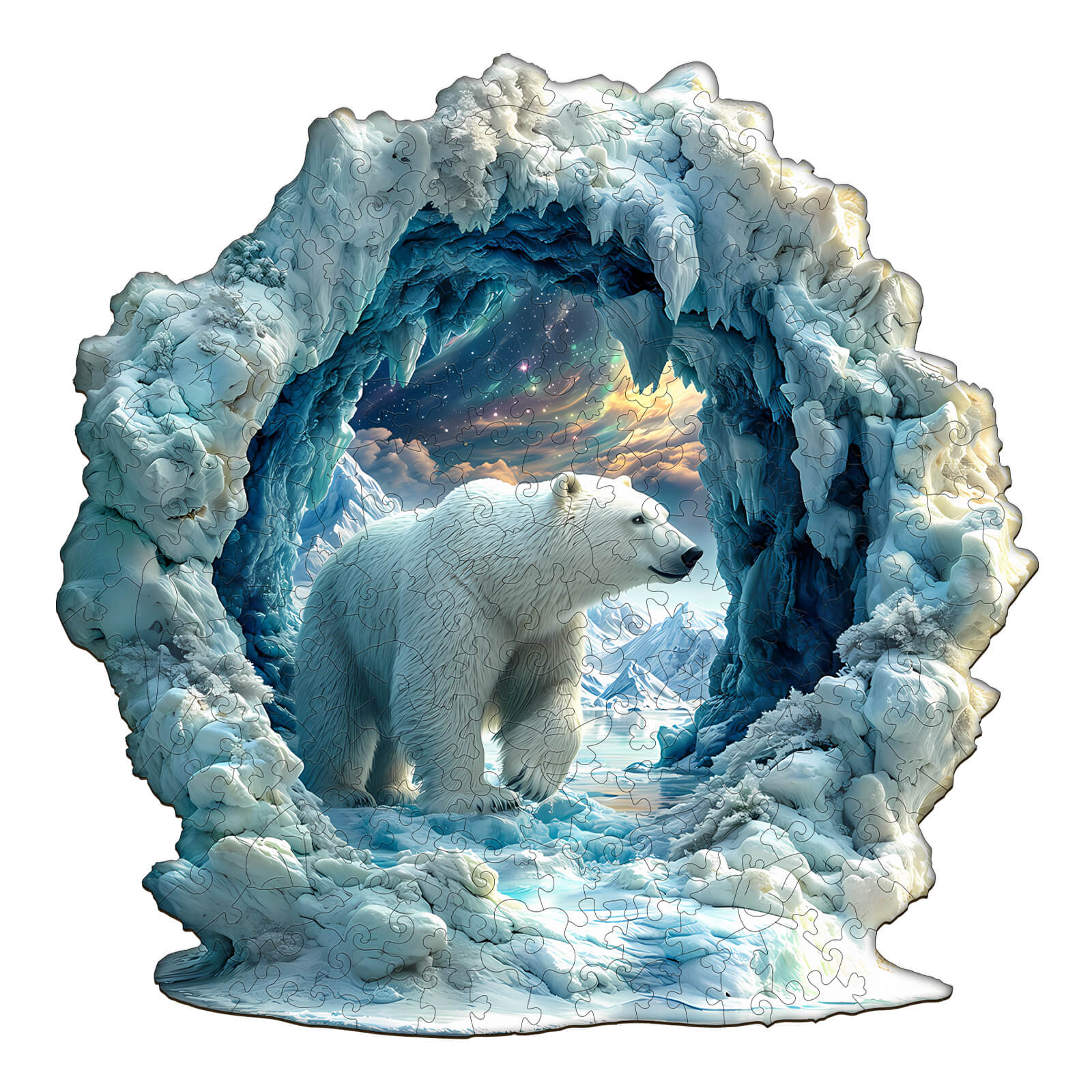 3D Arctic Glory Wooden Jigsaw Puzzle