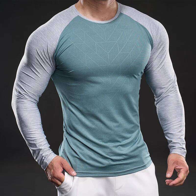 🏃‍♂️ Men’s Quick-Dry Colorblock Performance T-Shirt Set