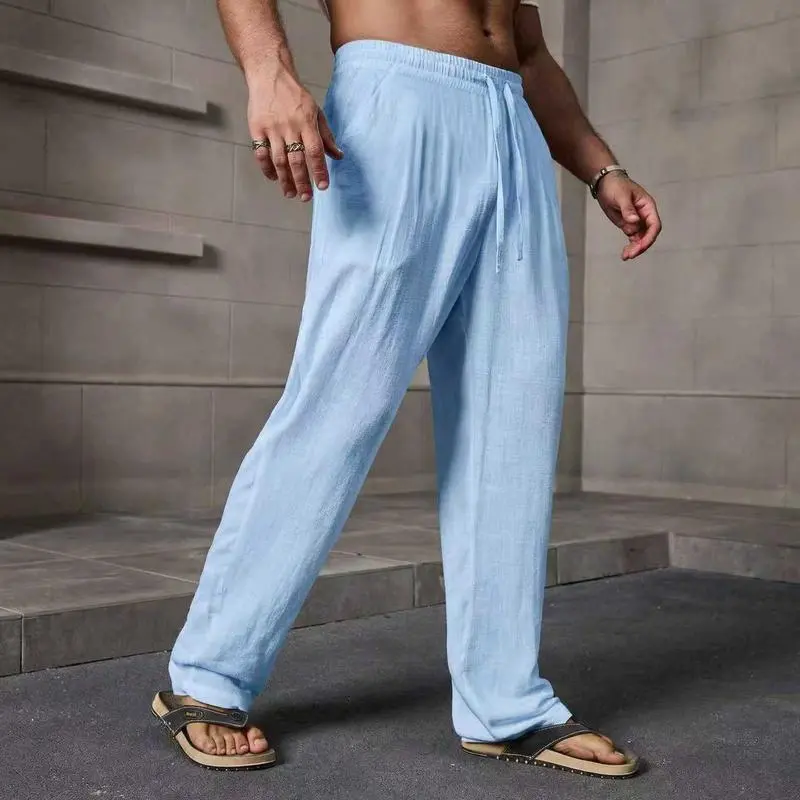 Men's Summer Casual Retro Linen Trousers
