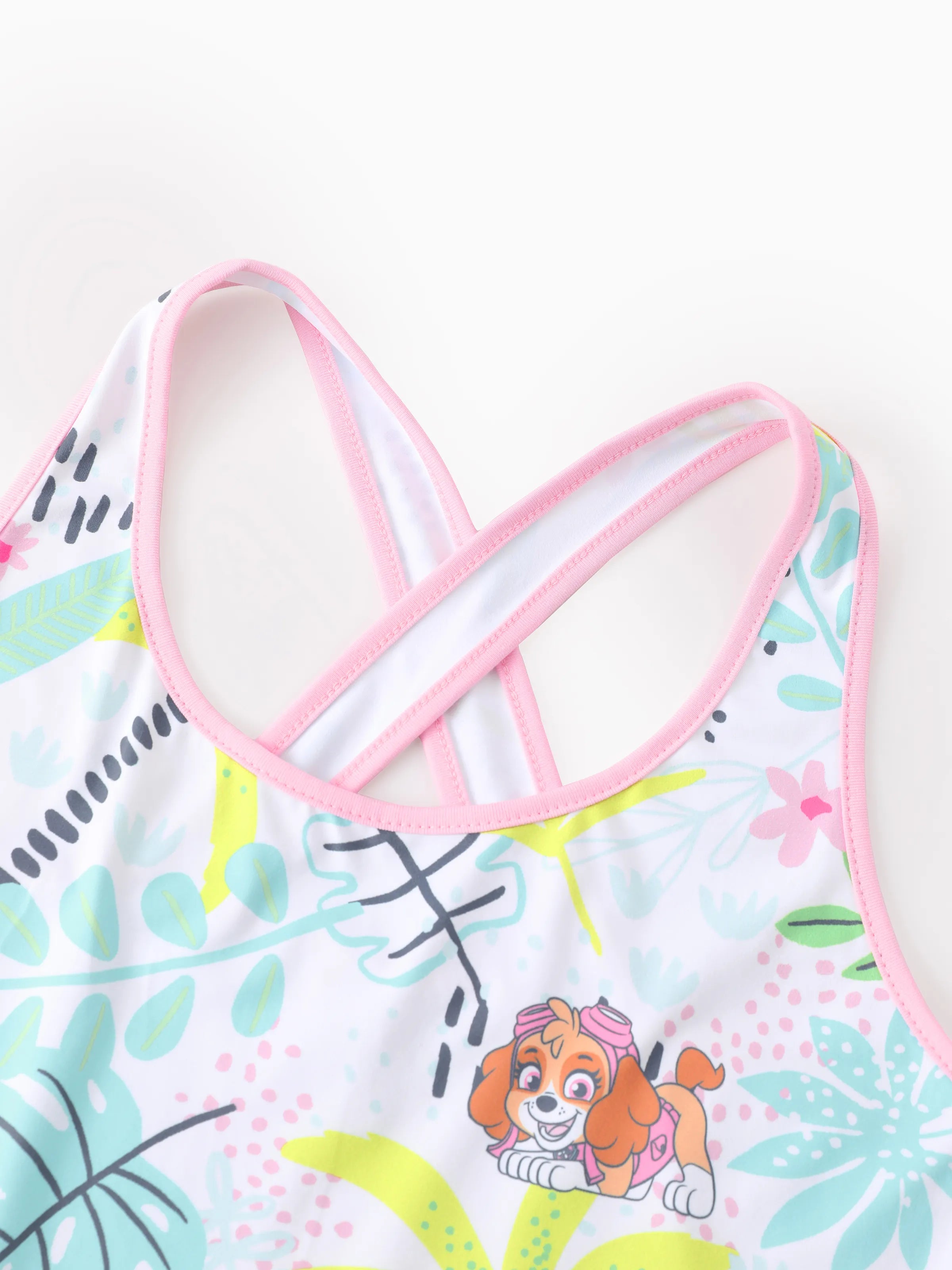 PAW Patrol Matching Family Floral Dress/ Cotton Top Turquoise