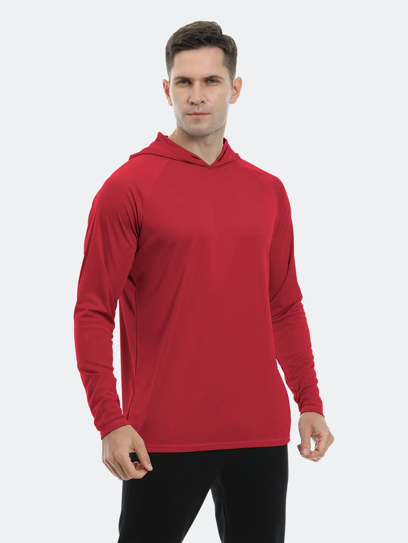 5 Pack Men's Athletic Hoodies Long Sleeve Fishing Shirts for Men Shirts Lightweight Rash Guards gym outfits workout tops gym shirts