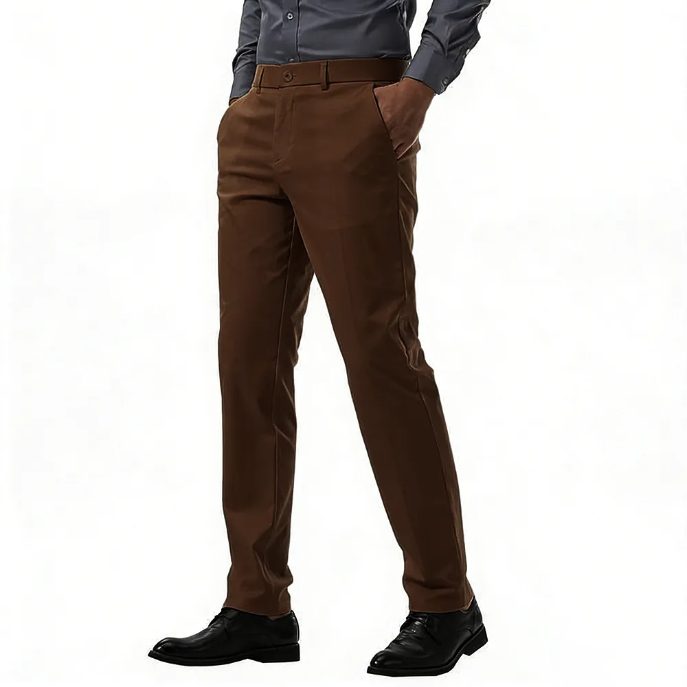 Men's Slim Fit Wrinkle Free Dress Pants