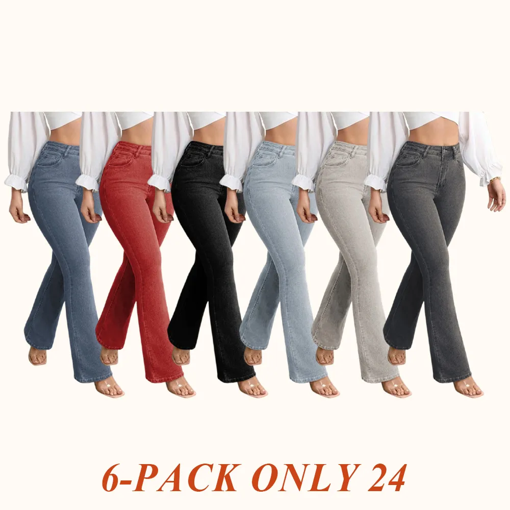 Women's slim-fit flared pants
