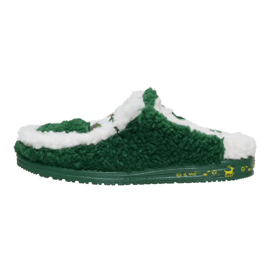 Wally Slipper Buddy The Elf - Pine Green/Winter Green