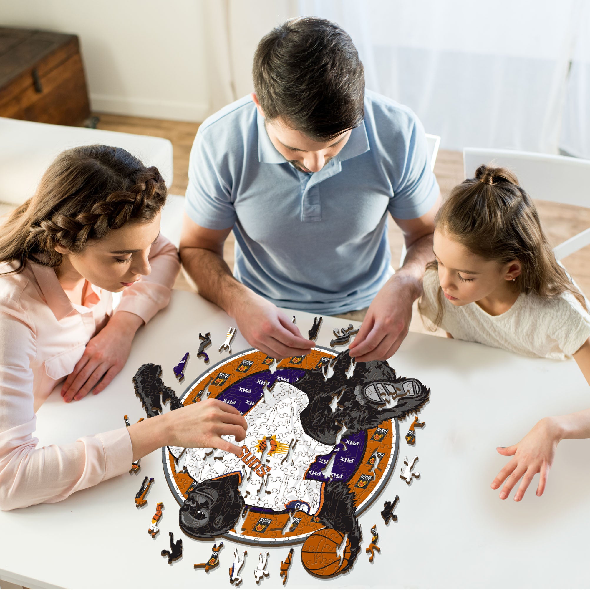 Phoenix Suns™ Mascot - Wooden Puzzle