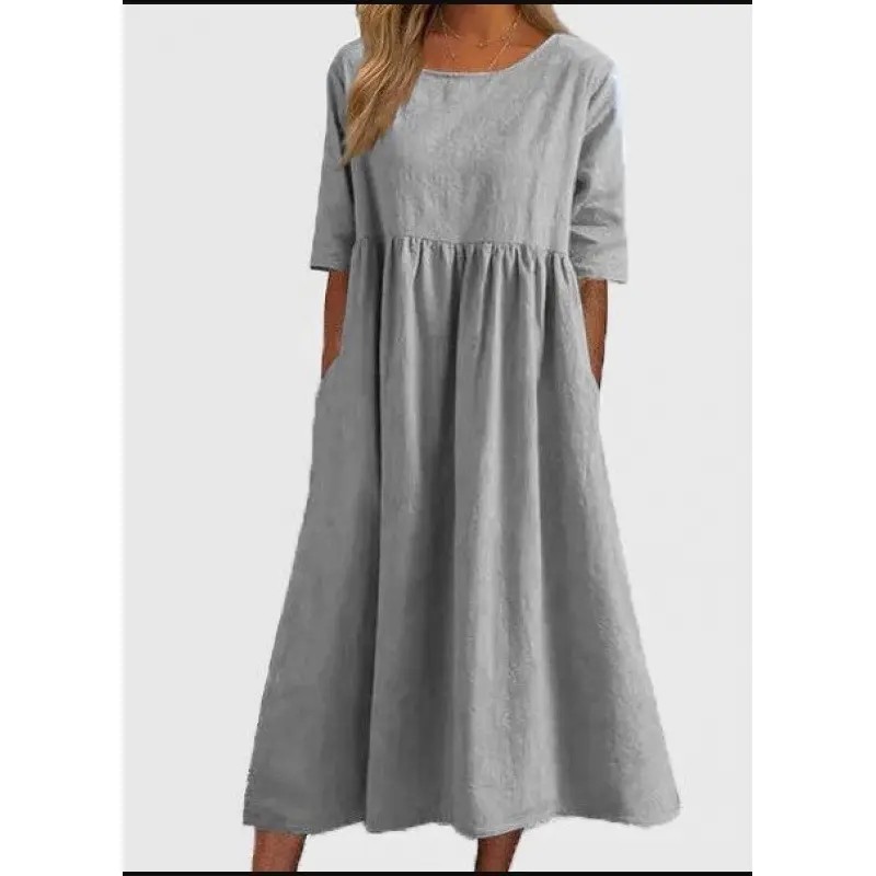 🔥9 Packs $27 - Women's Summer New Cotton and Linen Dress
