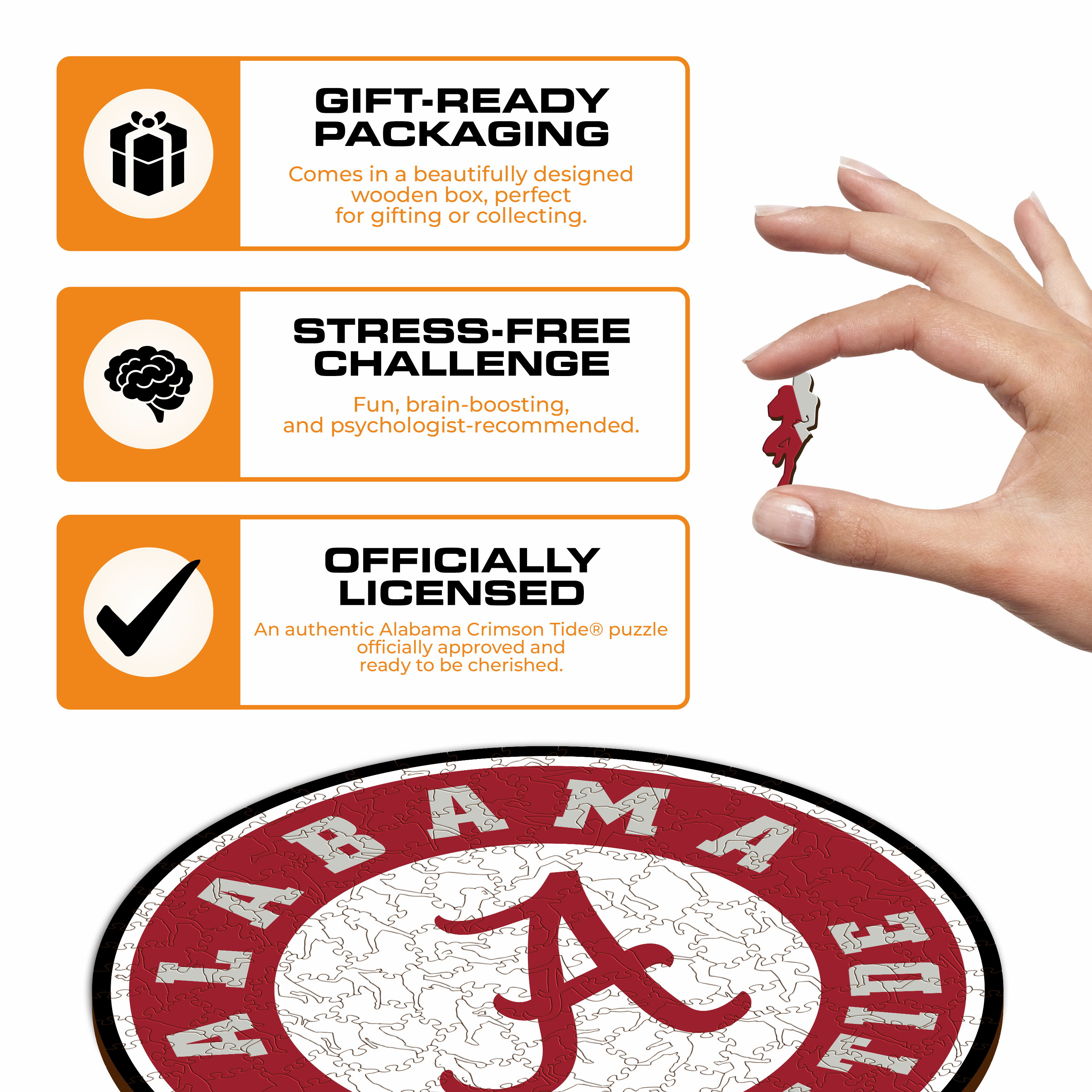 University of Alabama - Wooden Puzzle