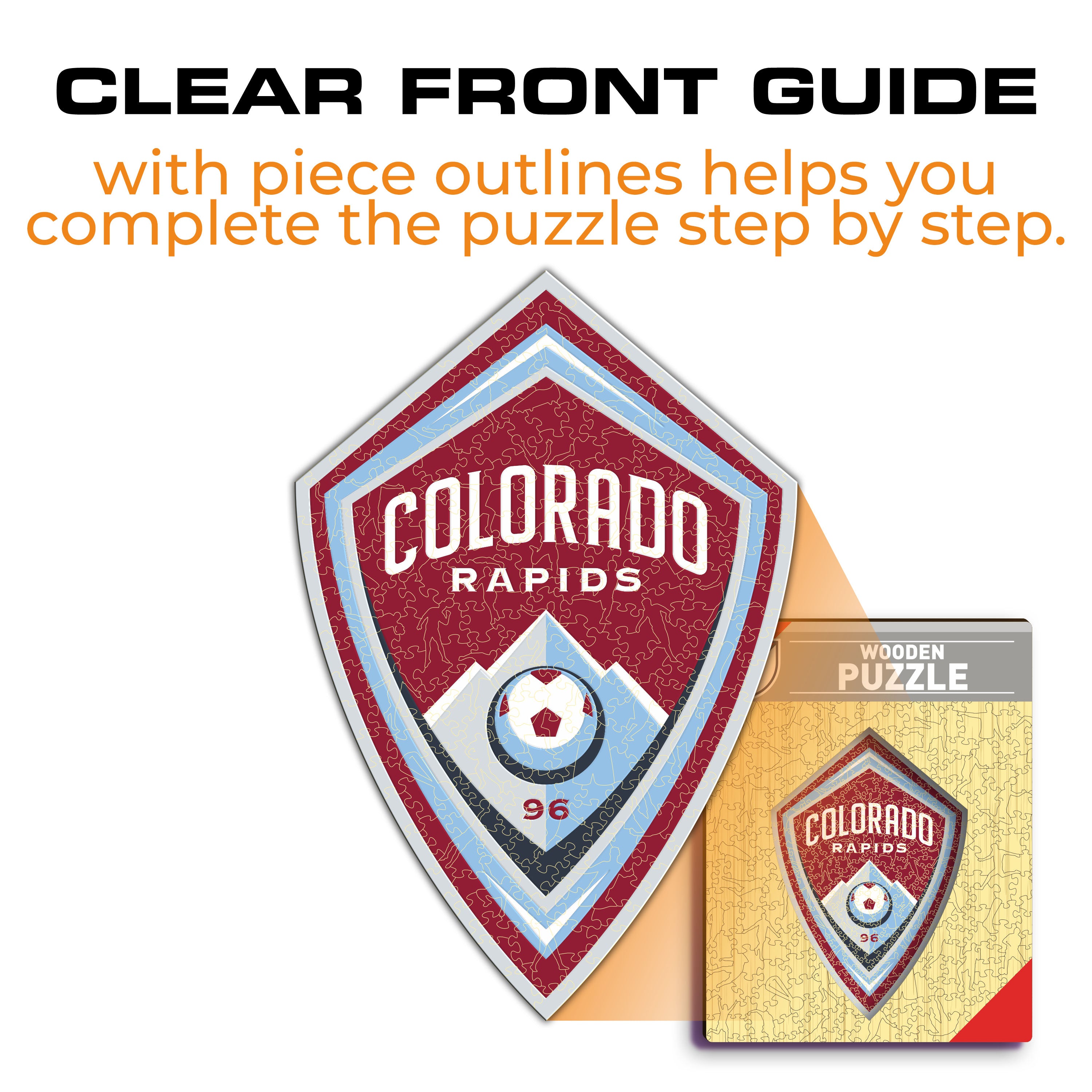 Colorado Rapids® Logo - Wooden Puzzle