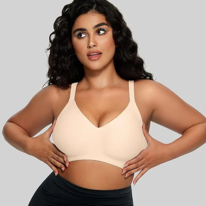 Women Comfortable Push Up Bras Wireless Seamless Full Coverage Bra