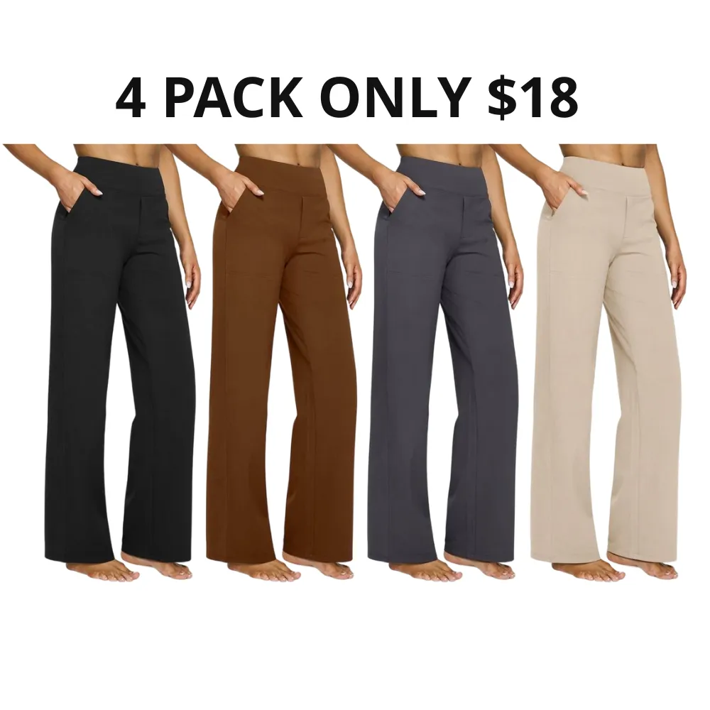 Women Wide Leg Pants with Pockets