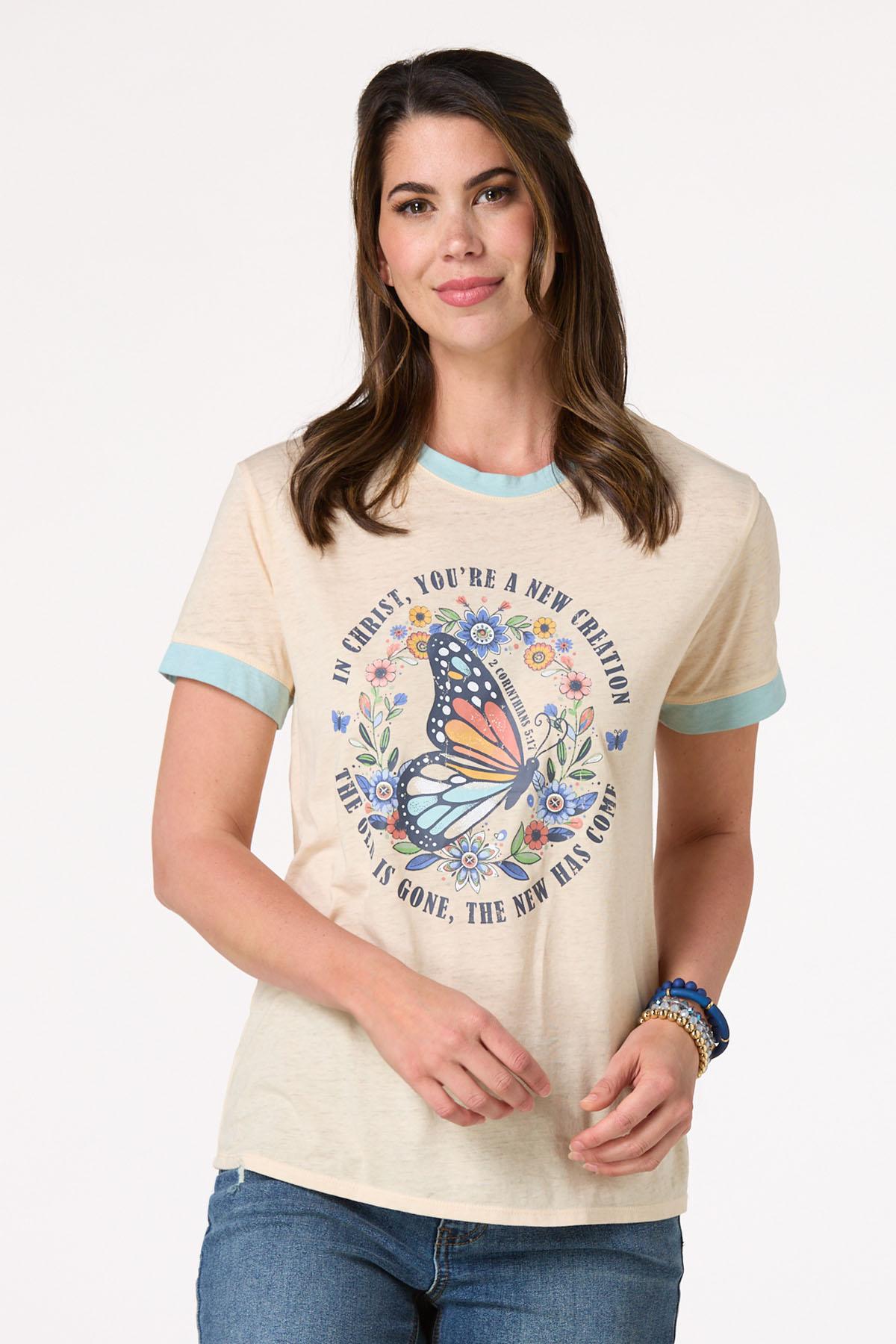 Inspirational Butterfly Tee