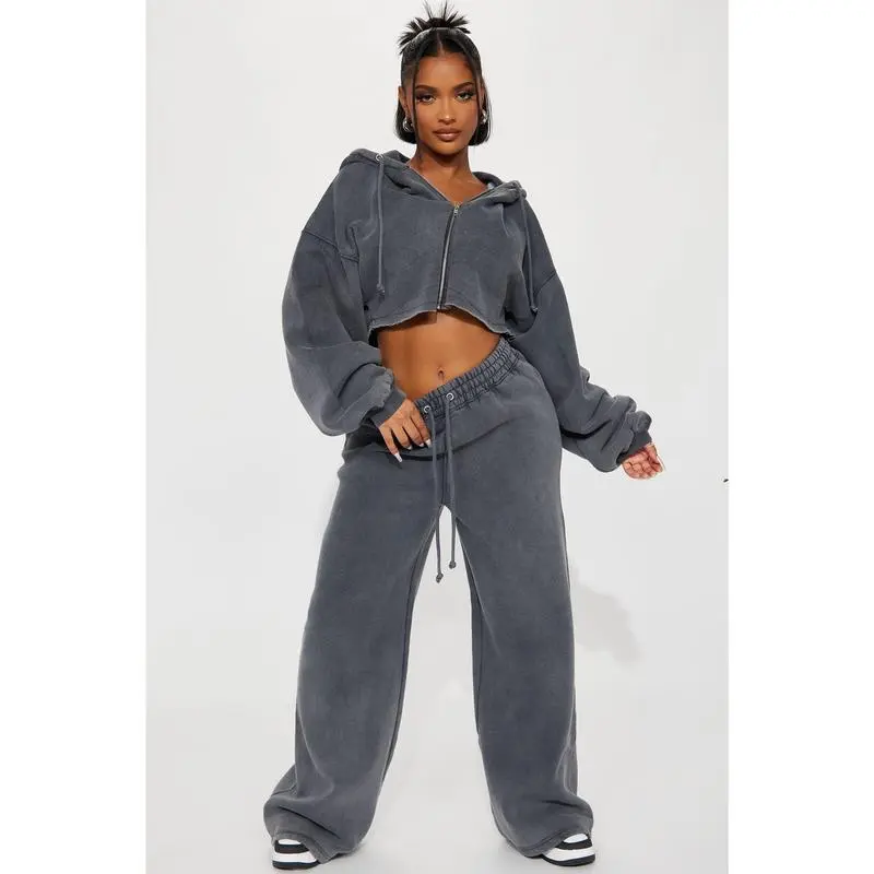 On The Go Fleece Pant Set