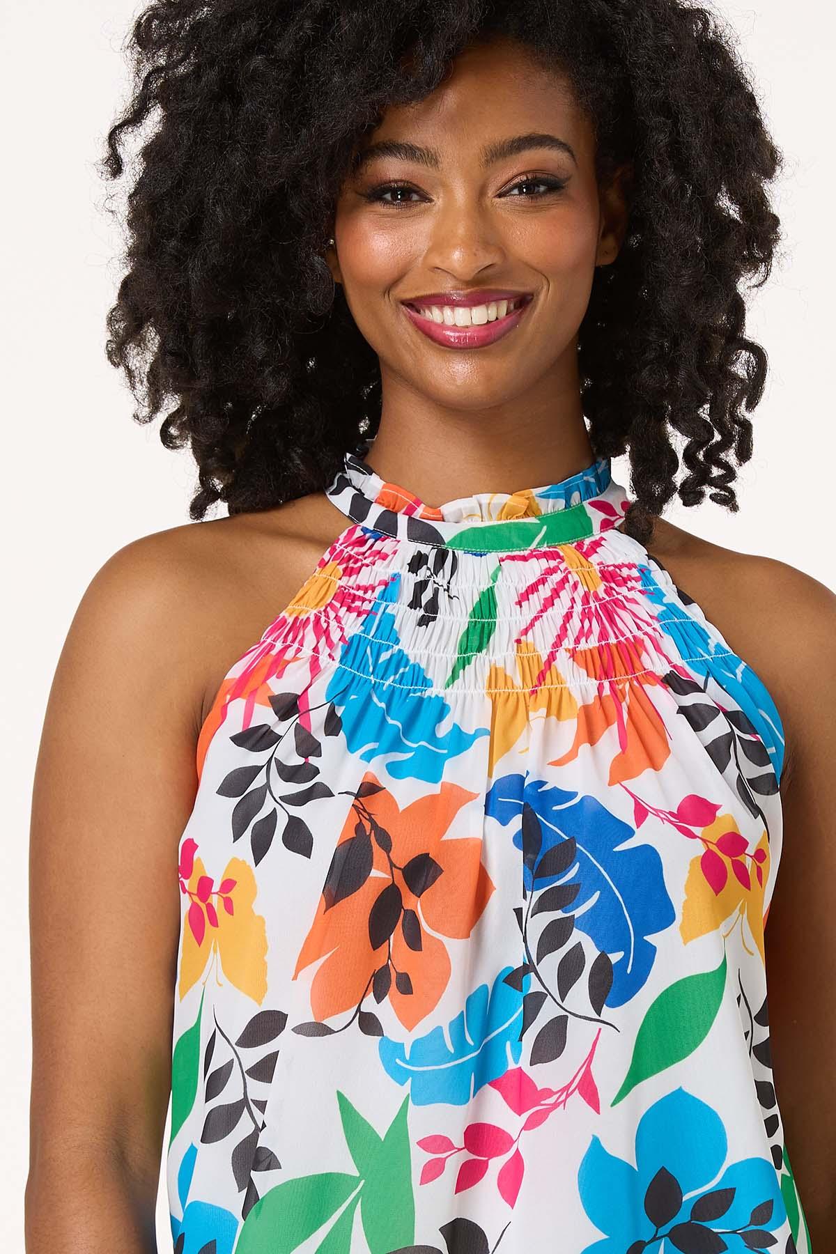 Multi Floral Swing Top