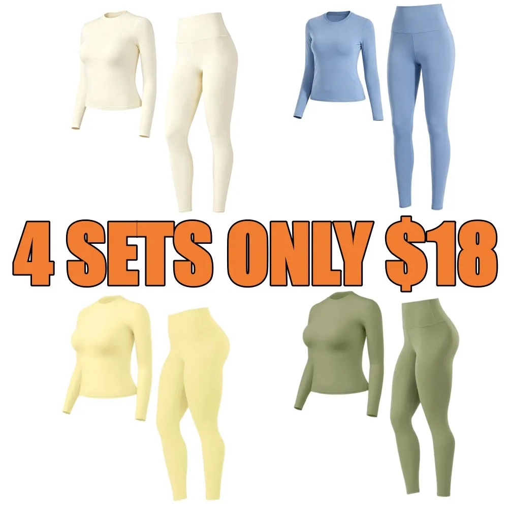 Women Yoga Leggings Set Gym Wear