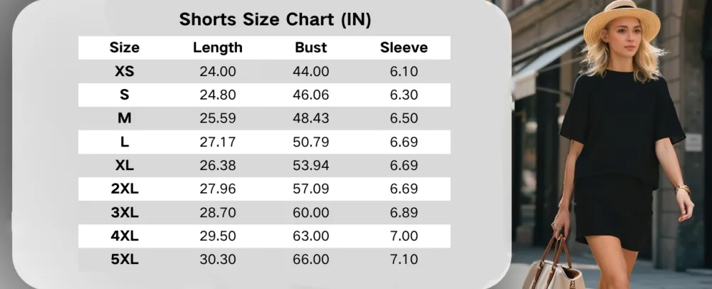 Women's Textured Knit Shorts Outfit(Under $3 a set!)