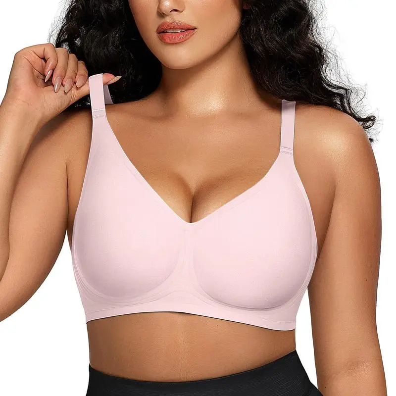Women Comfortable Push Up Bras Wireless Seamless Full Coverage Bra