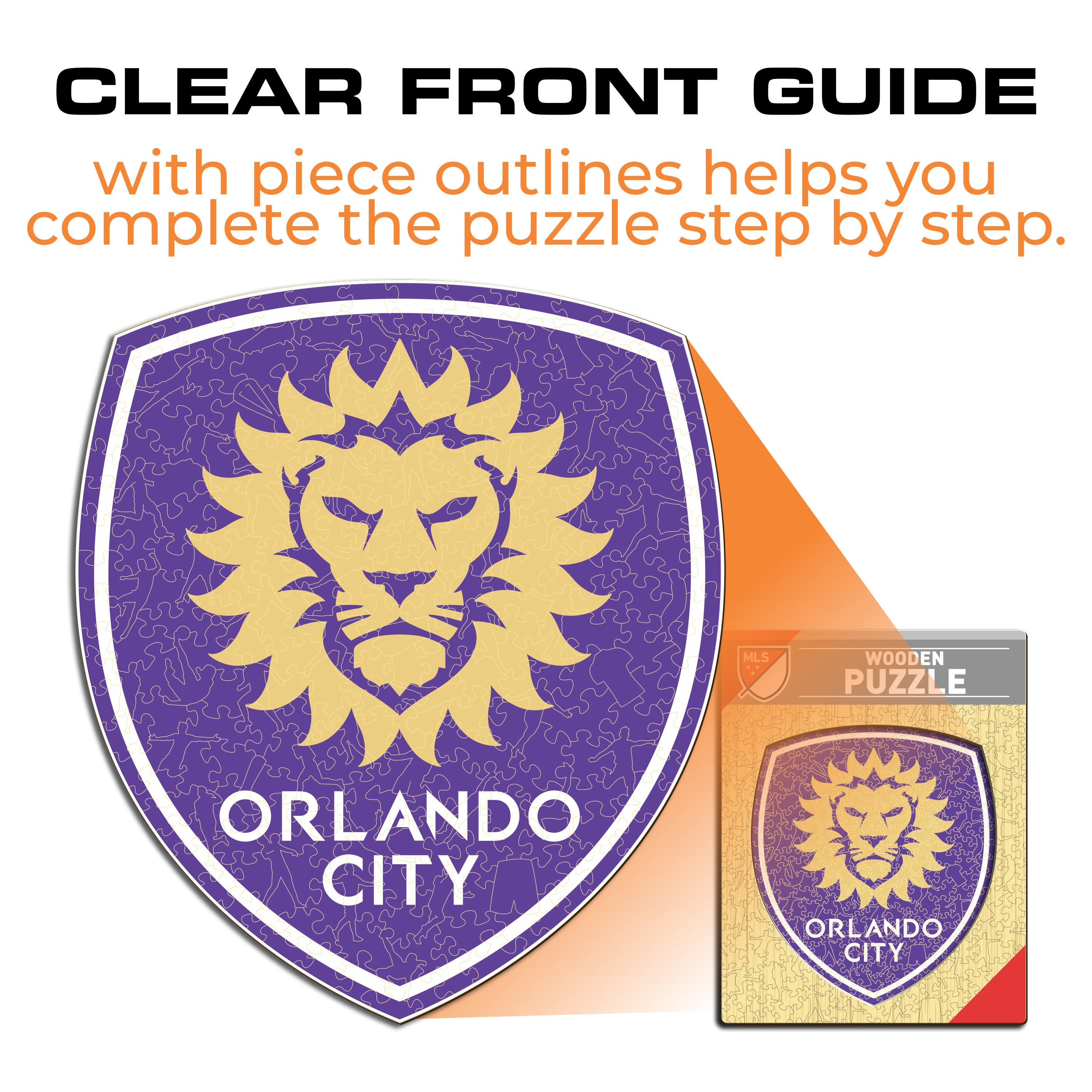 Orlando City SC® Logo - Wooden Puzzle
