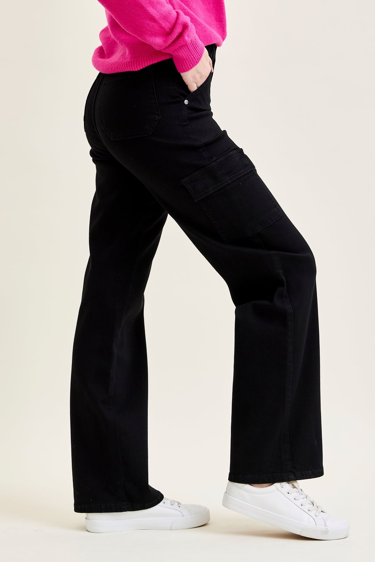 Krystal High Rise Cargo Wide Leg