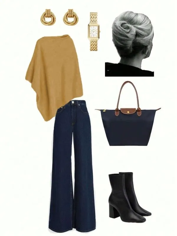 Women's Plain Loose Elegant Fashion Sweater Shawl