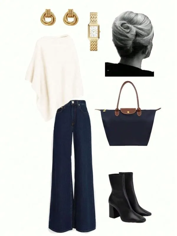 Women's Plain Loose Elegant Fashion Sweater Shawl