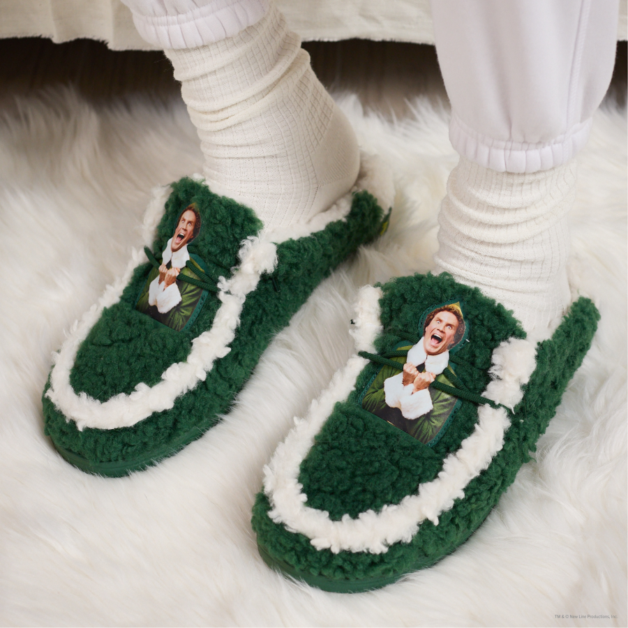 Wally Slipper Buddy The Elf - Pine Green/Winter Green
