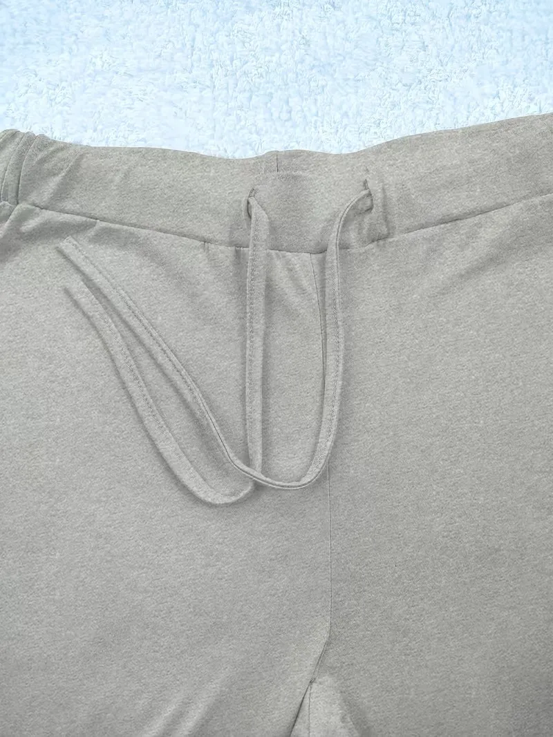 Women's Casual Fashion Long Pants, Unique Print, Drawstring Waist, Milk Silk Yoga Pants