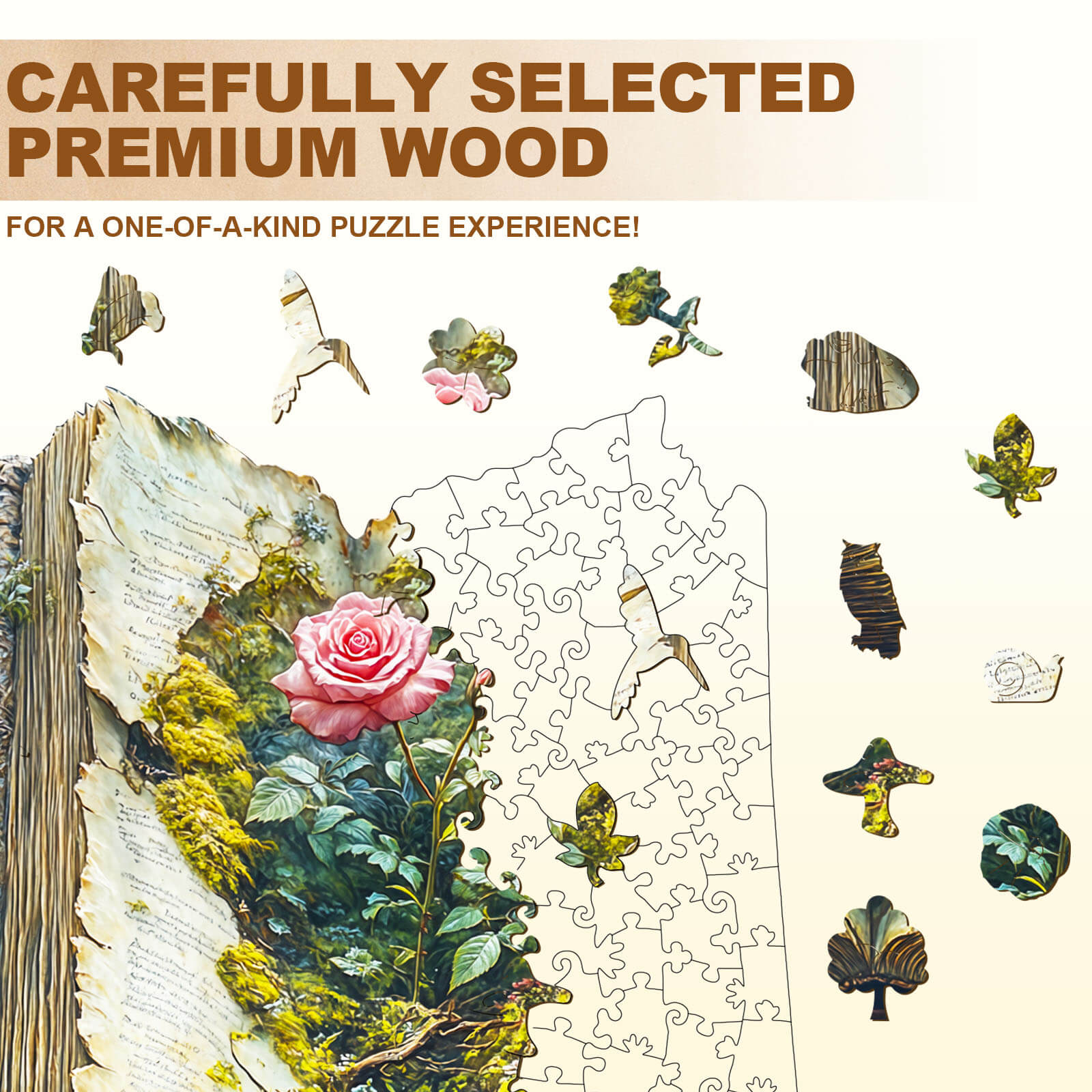 The Last Bloom  Wooden Jigsaw Puzzle