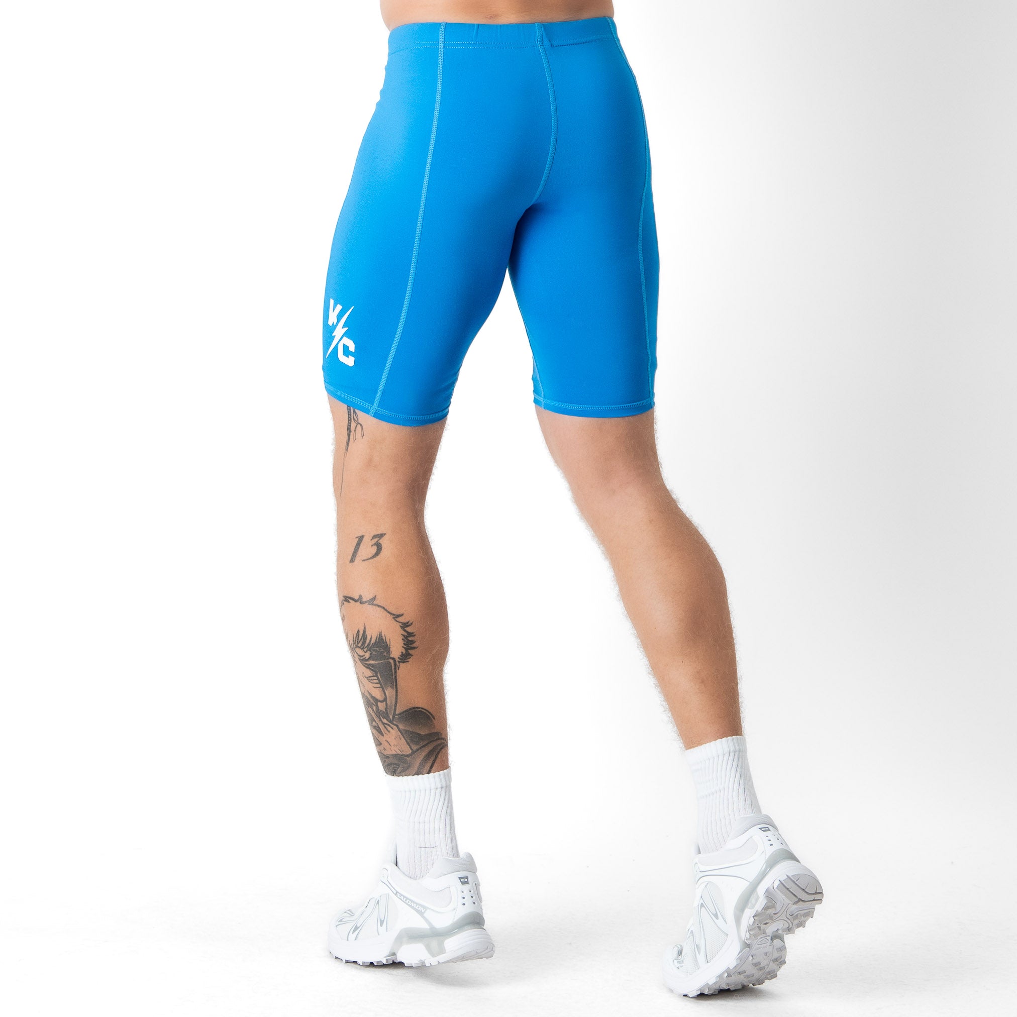 TIRADE TECH COMPRESSION SHORTS - BLUE