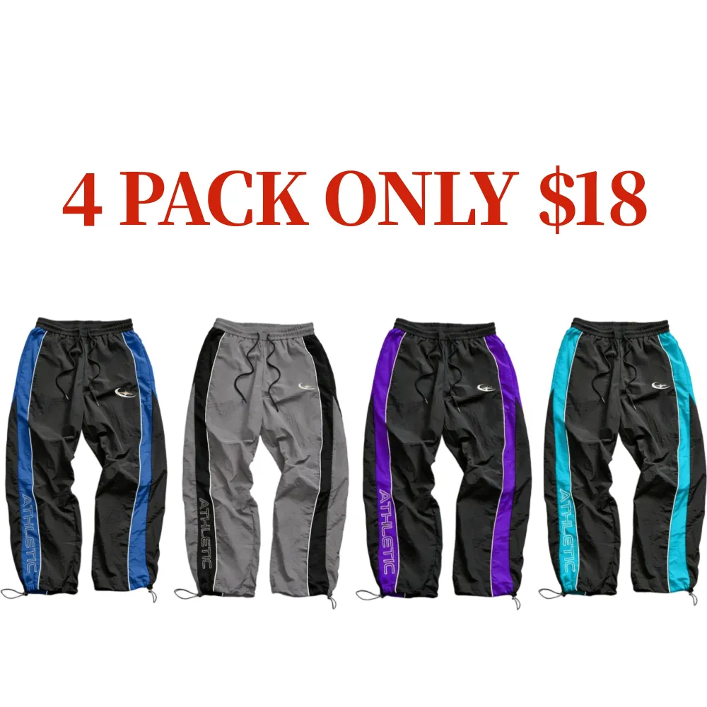 Unisex Casual Printed Elastic Cuff Sport Pants