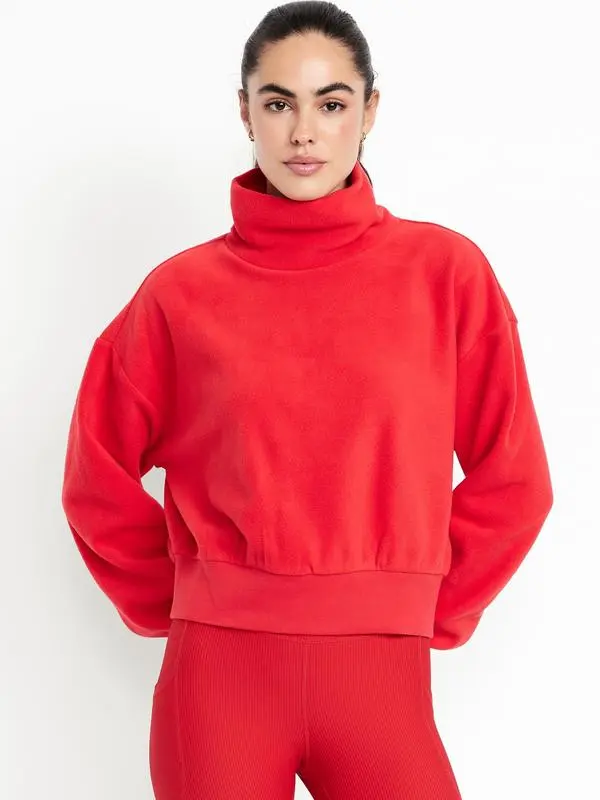 Women's Oversized Performance Microfleece Sweatshirt