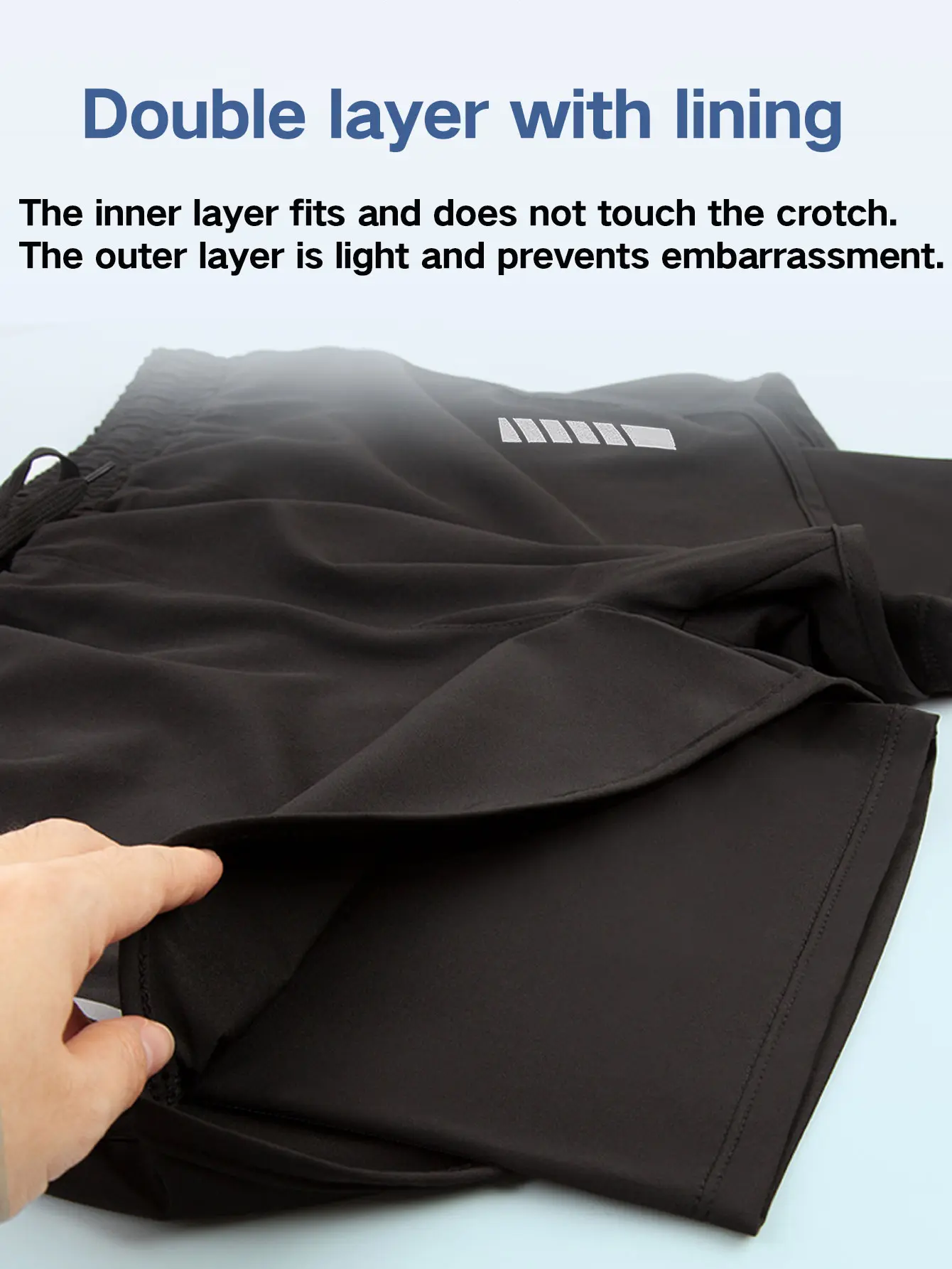 Women’s 3-Pack Summer Lightweight Quick-Dry Double-Layer Athletic Shorts