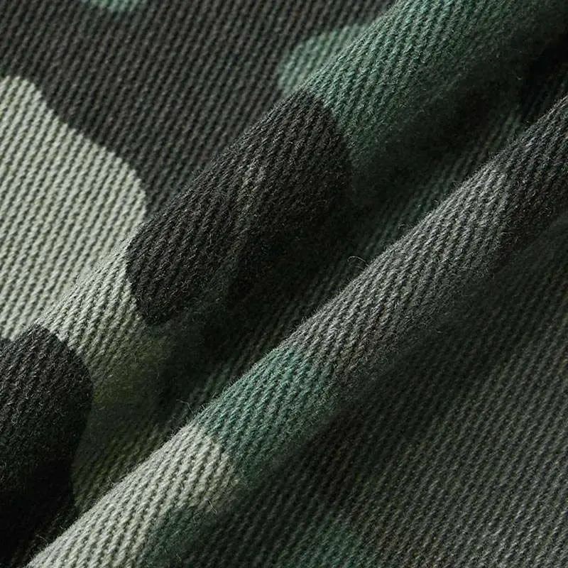 Camo Print Mid Waist Straight Leg Capri Pants Summer Vibes