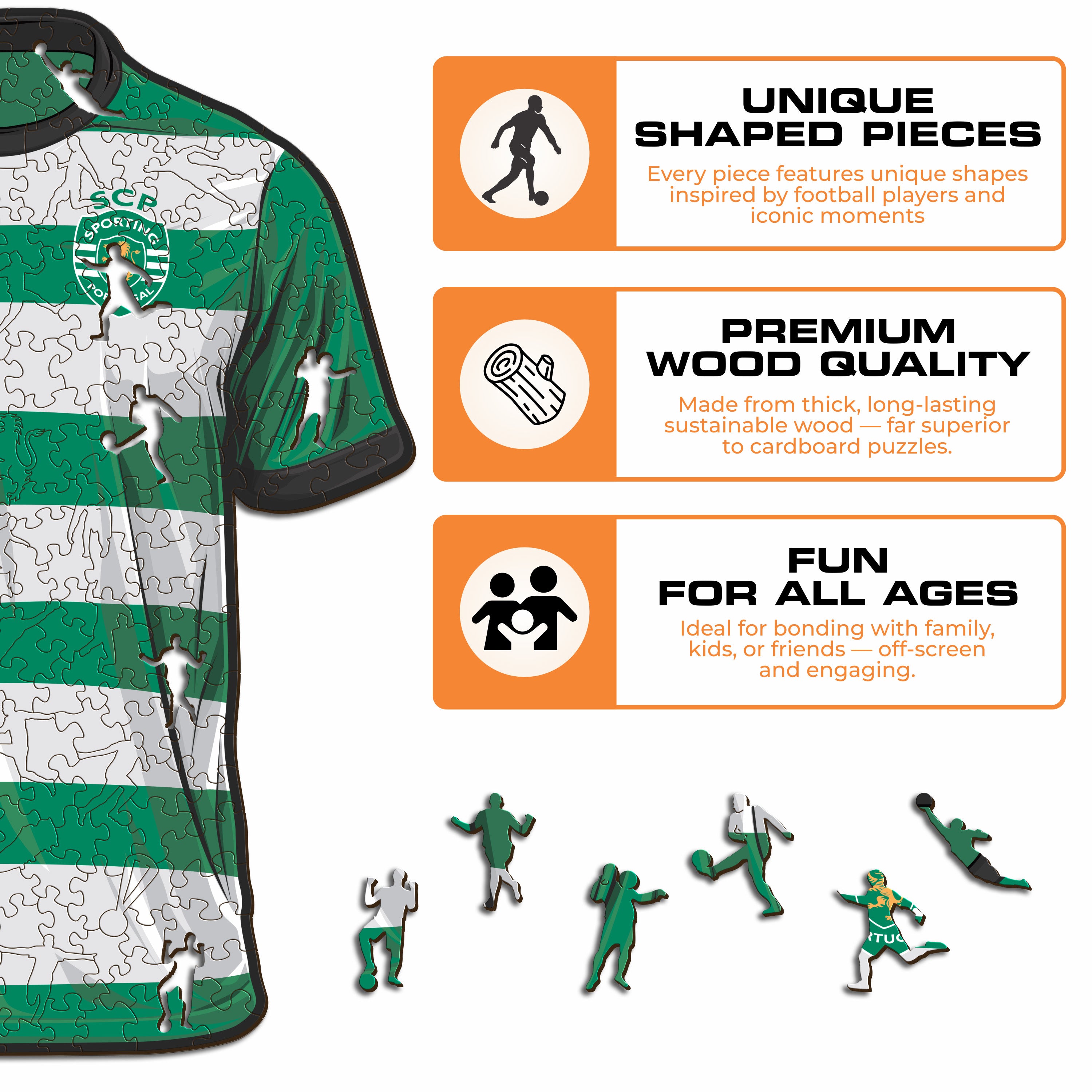 Sporting CP® Jersey - Wooden Puzzle